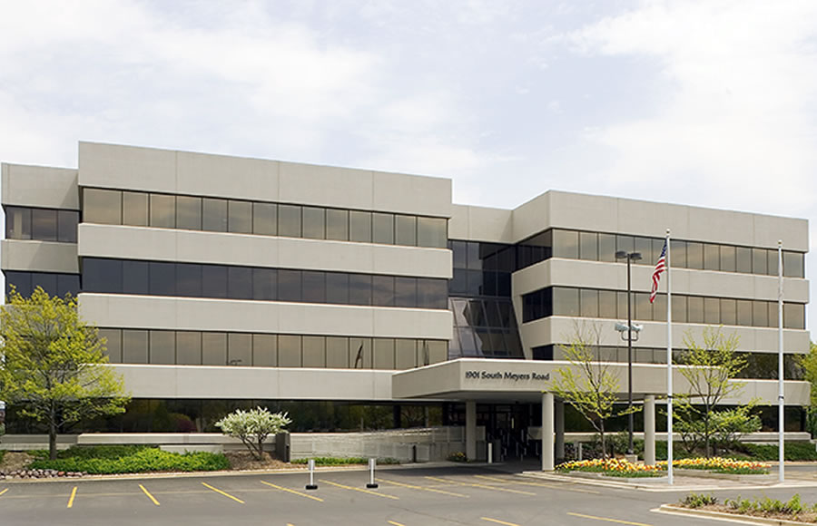 Oakbrook Terrace Corporate Center front view